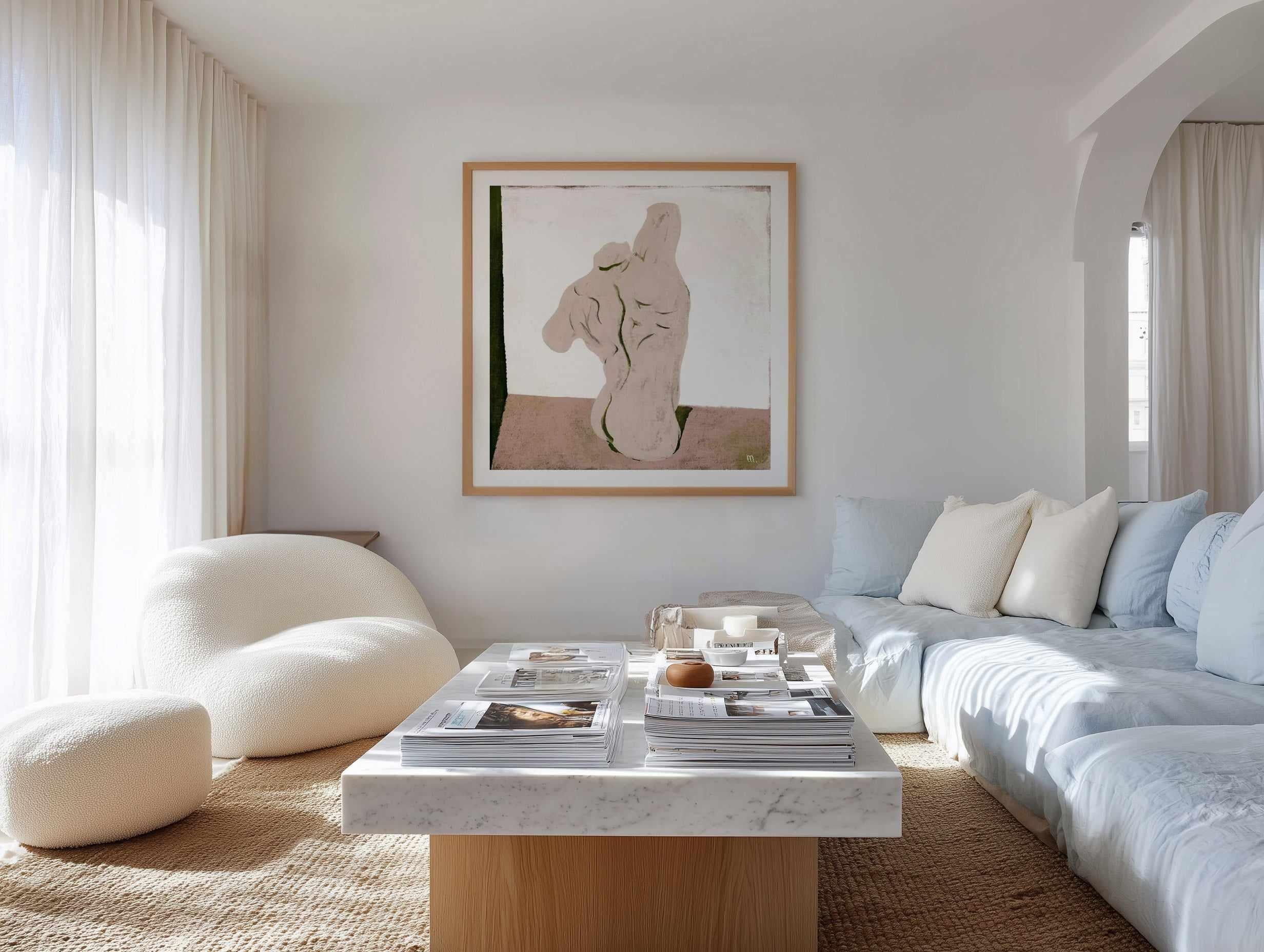 Pink Marble Still Life by Marco Marella | Art Print from Olive et Oriel where you can shop wallpaper and artworks online