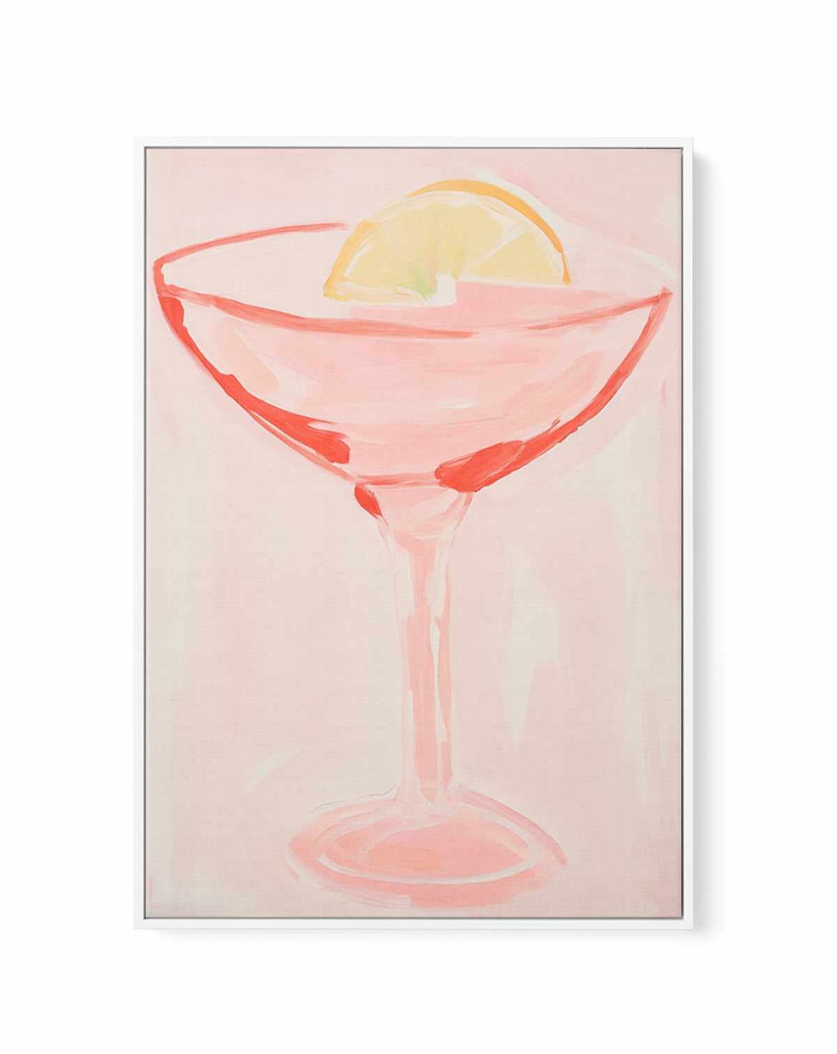 Pink Margarita | Framed Canvas Art Print