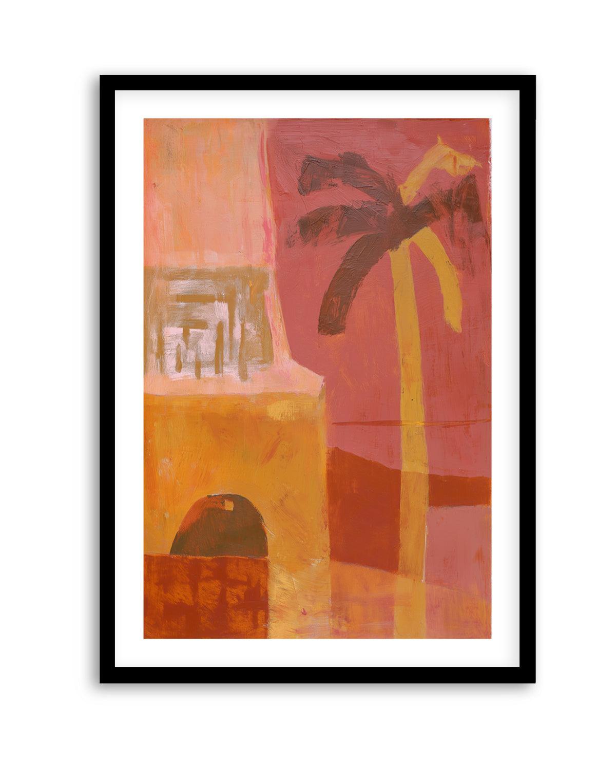 Pink Mesa Palms I | Art Print from Olive et Oriel where you can shop wallpaper and artworks online