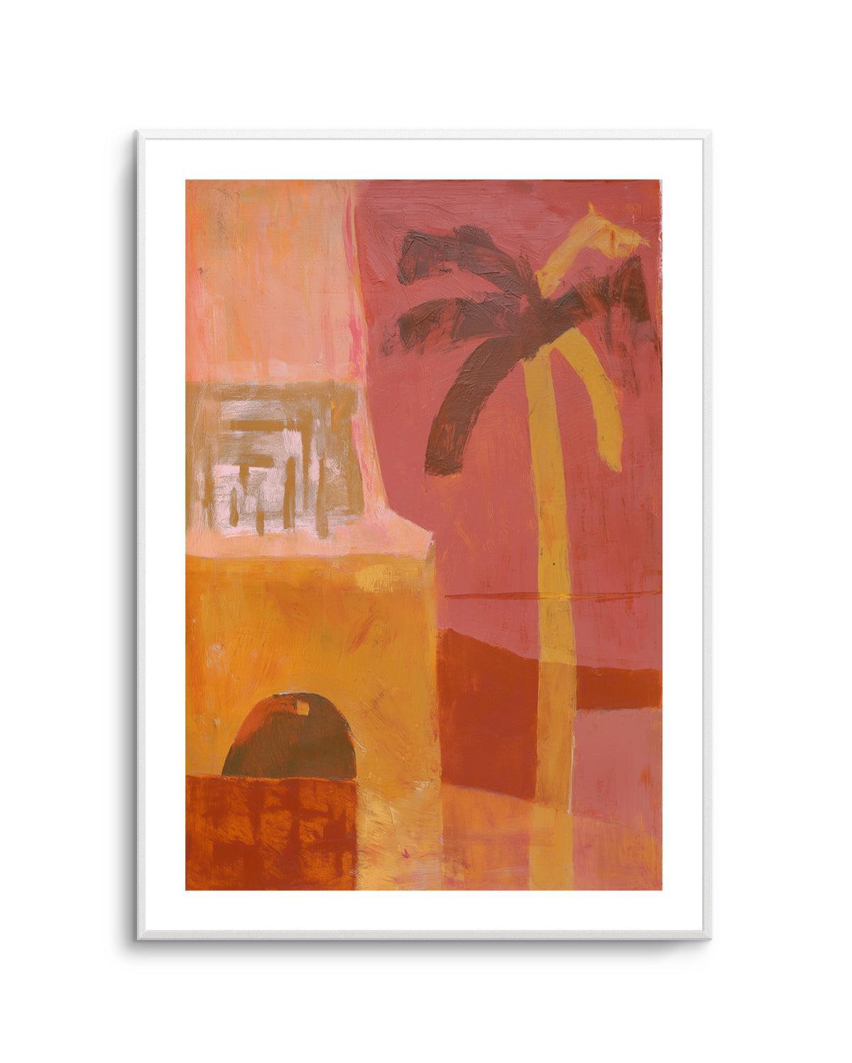 Pink Mesa Palms I | Art Print from Olive et Oriel where you can shop wallpaper and artworks online