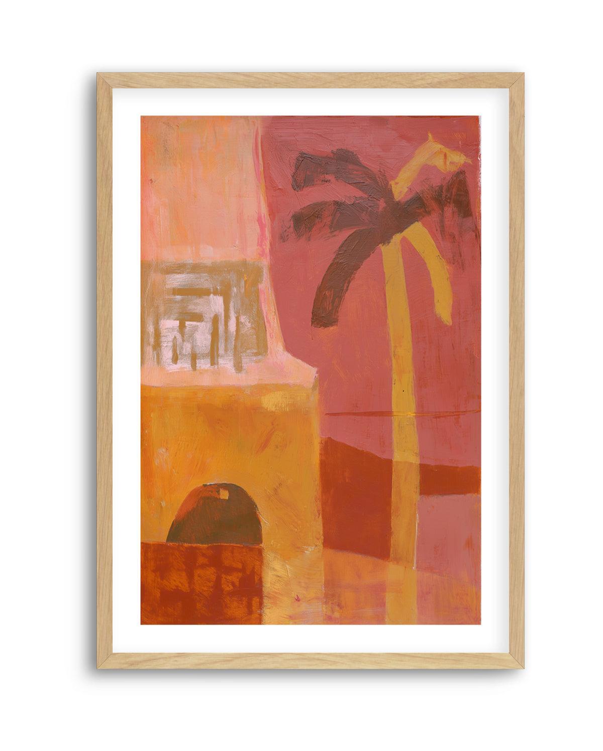 Pink Mesa Palms I | Art Print from Olive et Oriel where you can shop wallpaper and artworks online
