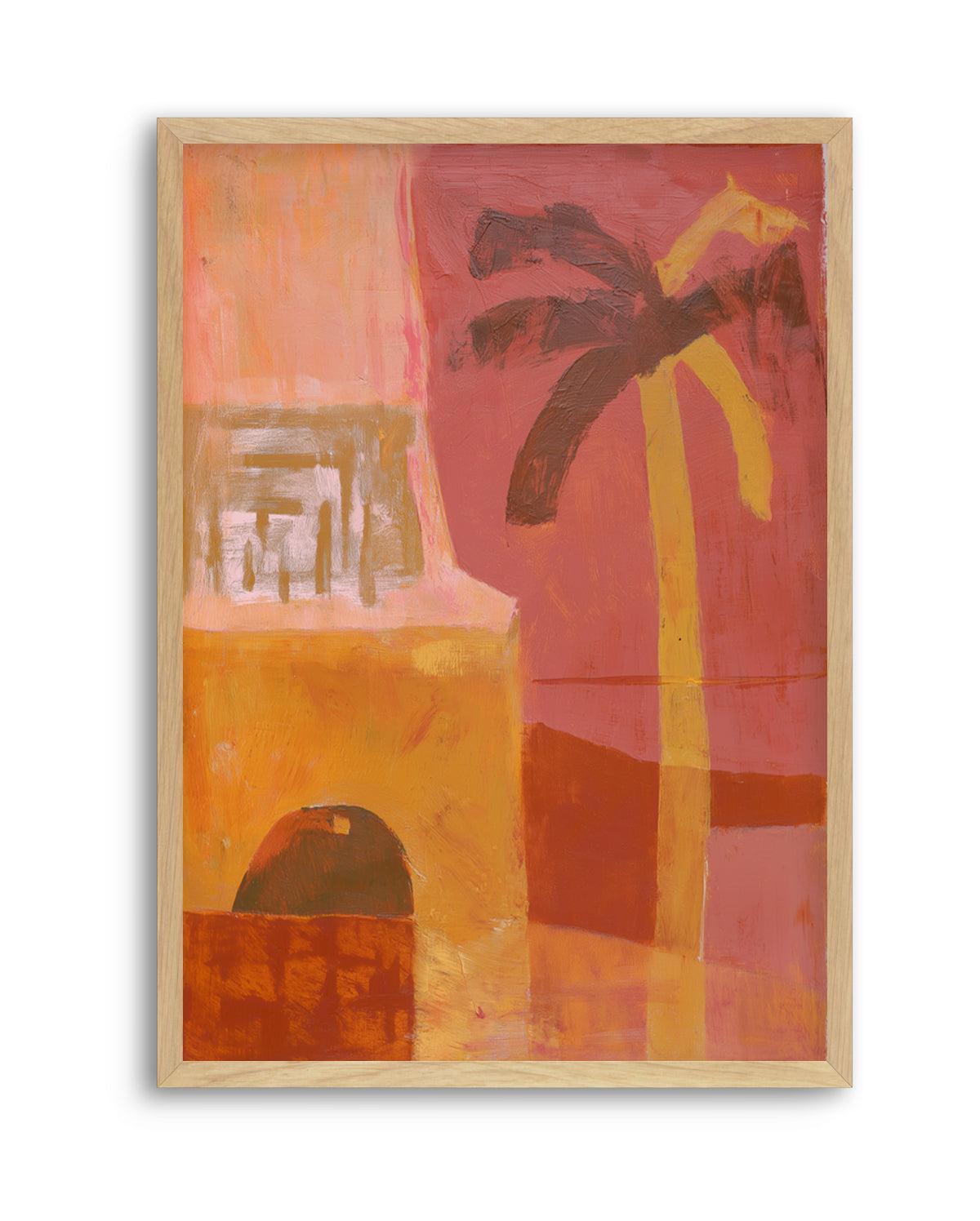 Pink Mesa Palms I | Art Print from Olive et Oriel where you can shop wallpaper and artworks online