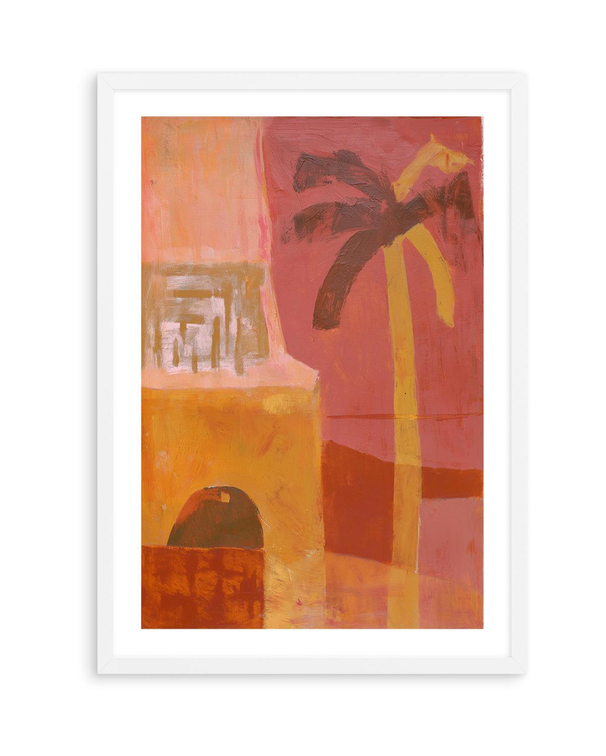 Pink Mesa Palms I | Art Print from Olive et Oriel where you can shop wallpaper and artworks online