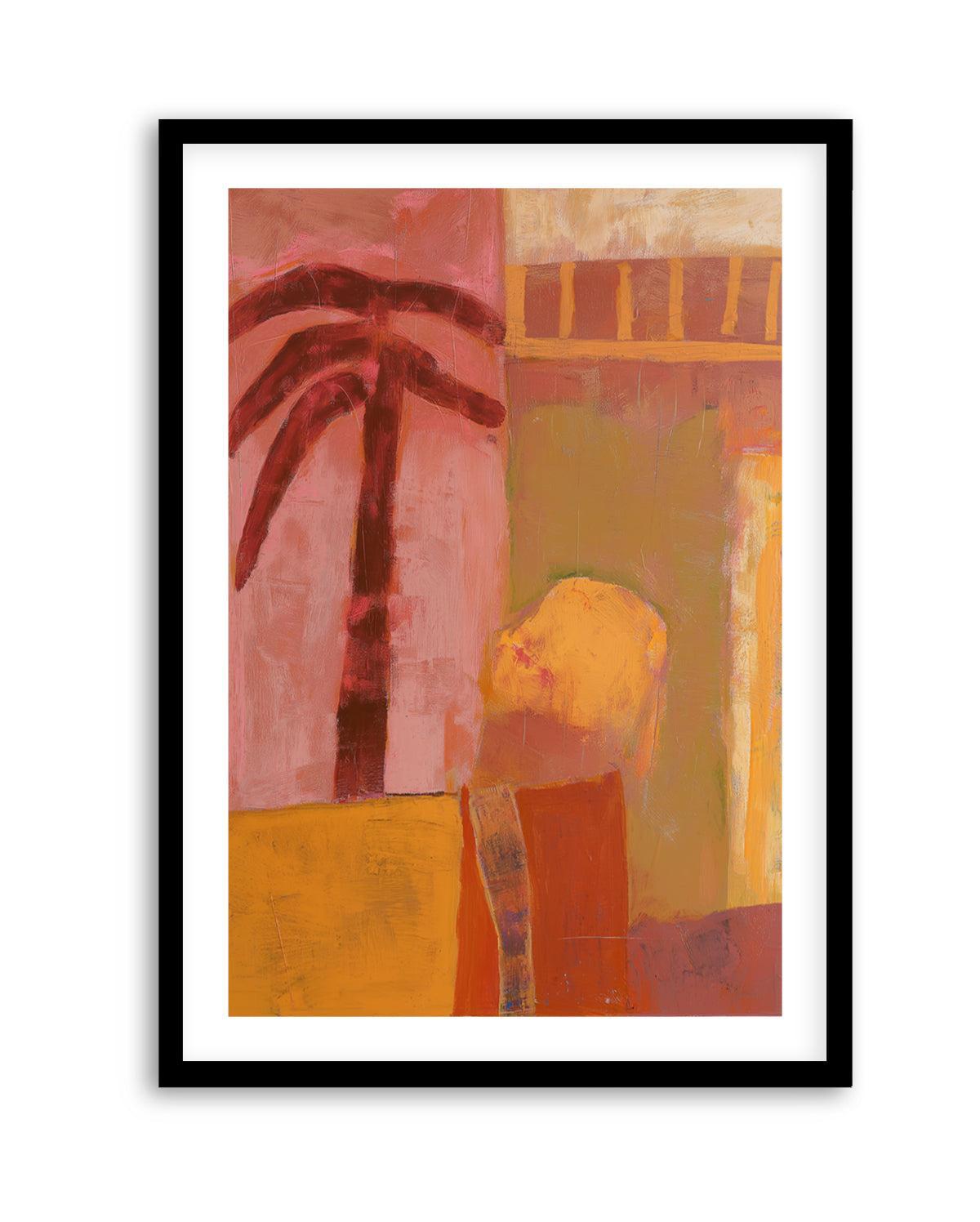 Pink Mesa Palms II | Art Print from Olive et Oriel where you can shop wallpaper and artworks online