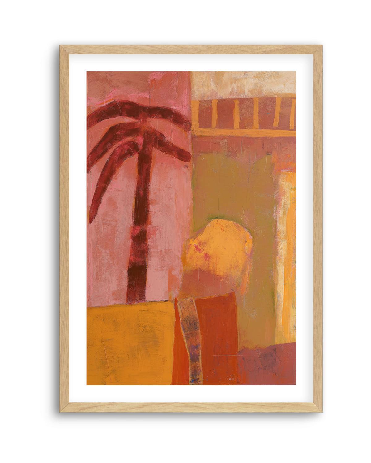 Pink Mesa Palms II | Art Print from Olive et Oriel where you can shop wallpaper and artworks online