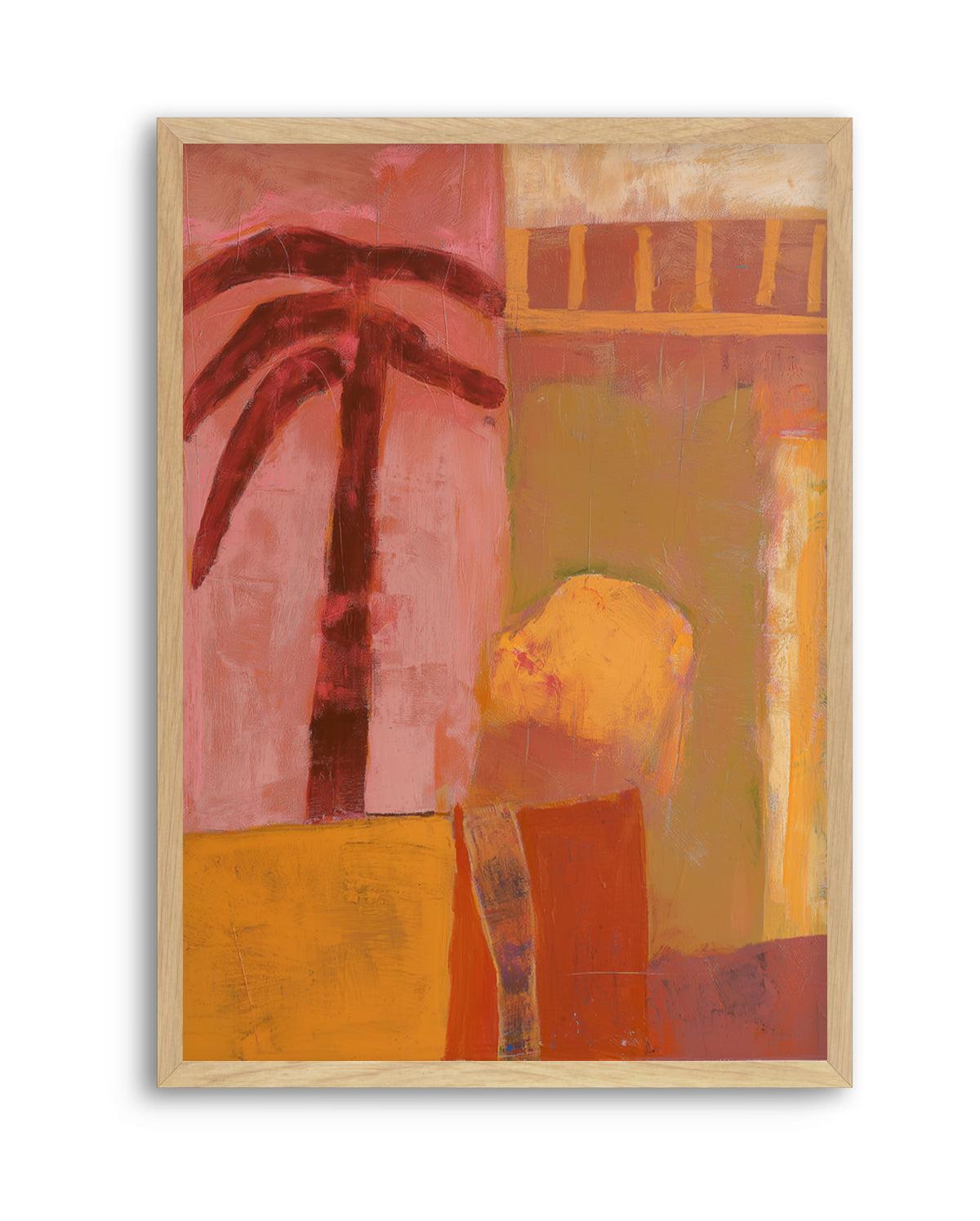 Pink Mesa Palms II | Art Print from Olive et Oriel where you can shop wallpaper and artworks online