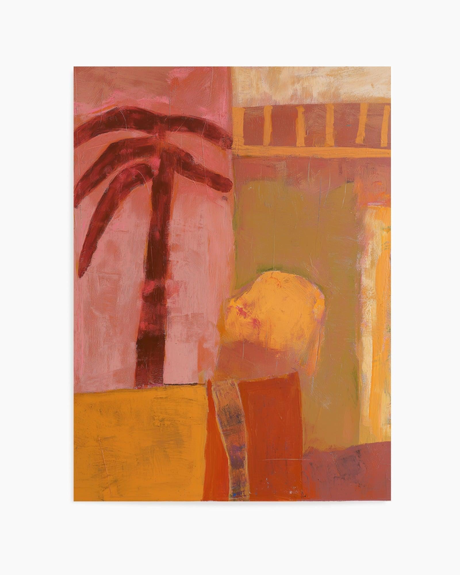 Pink Mesa Palms II | Art Print from Olive et Oriel where you can shop wallpaper and artworks online