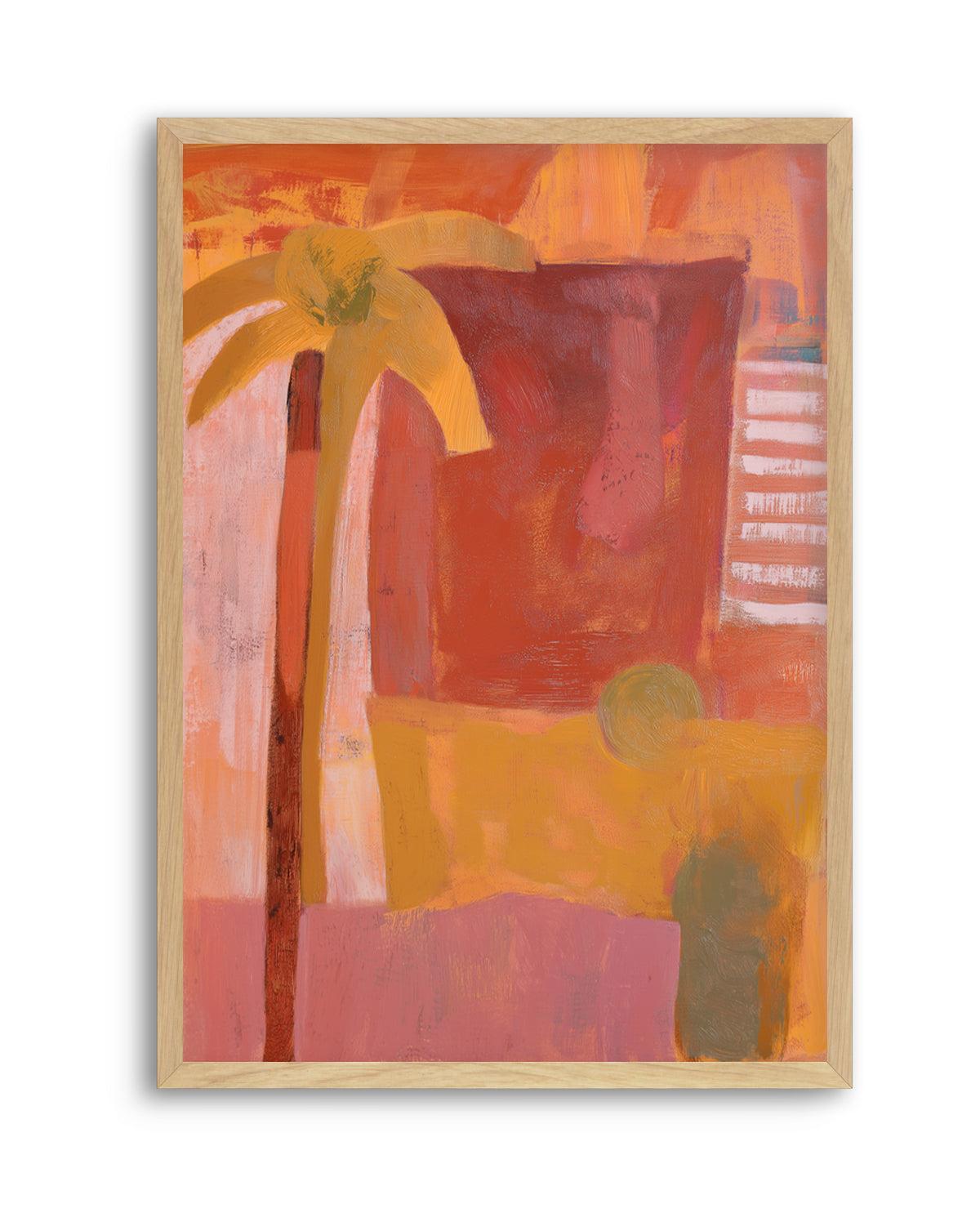 Pink Mesa Palms III | Art Print from Olive et Oriel where you can shop wallpaper and artworks online