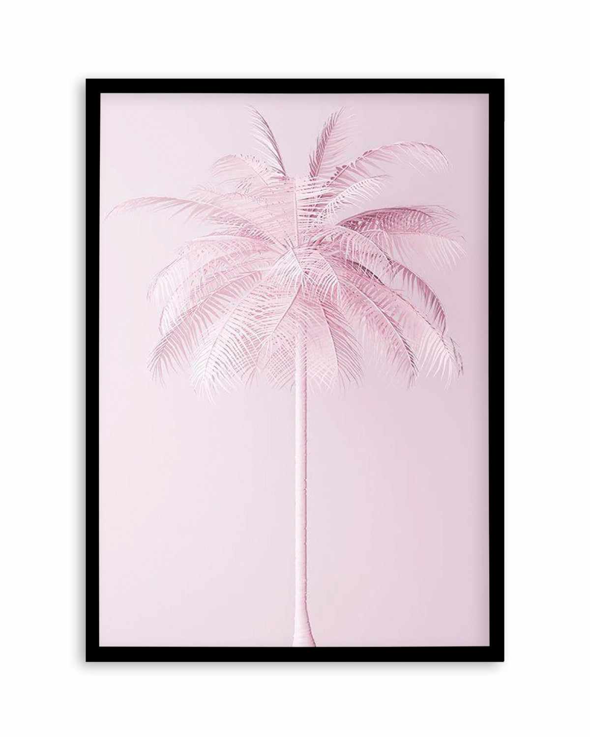 Pink Palm Art Print