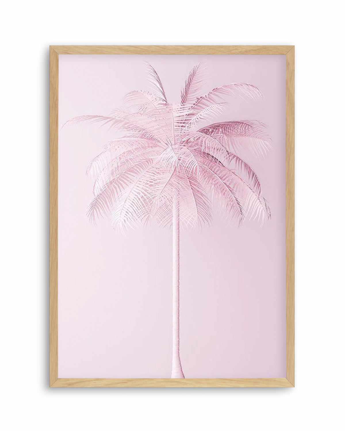 Pink Palm Art Print