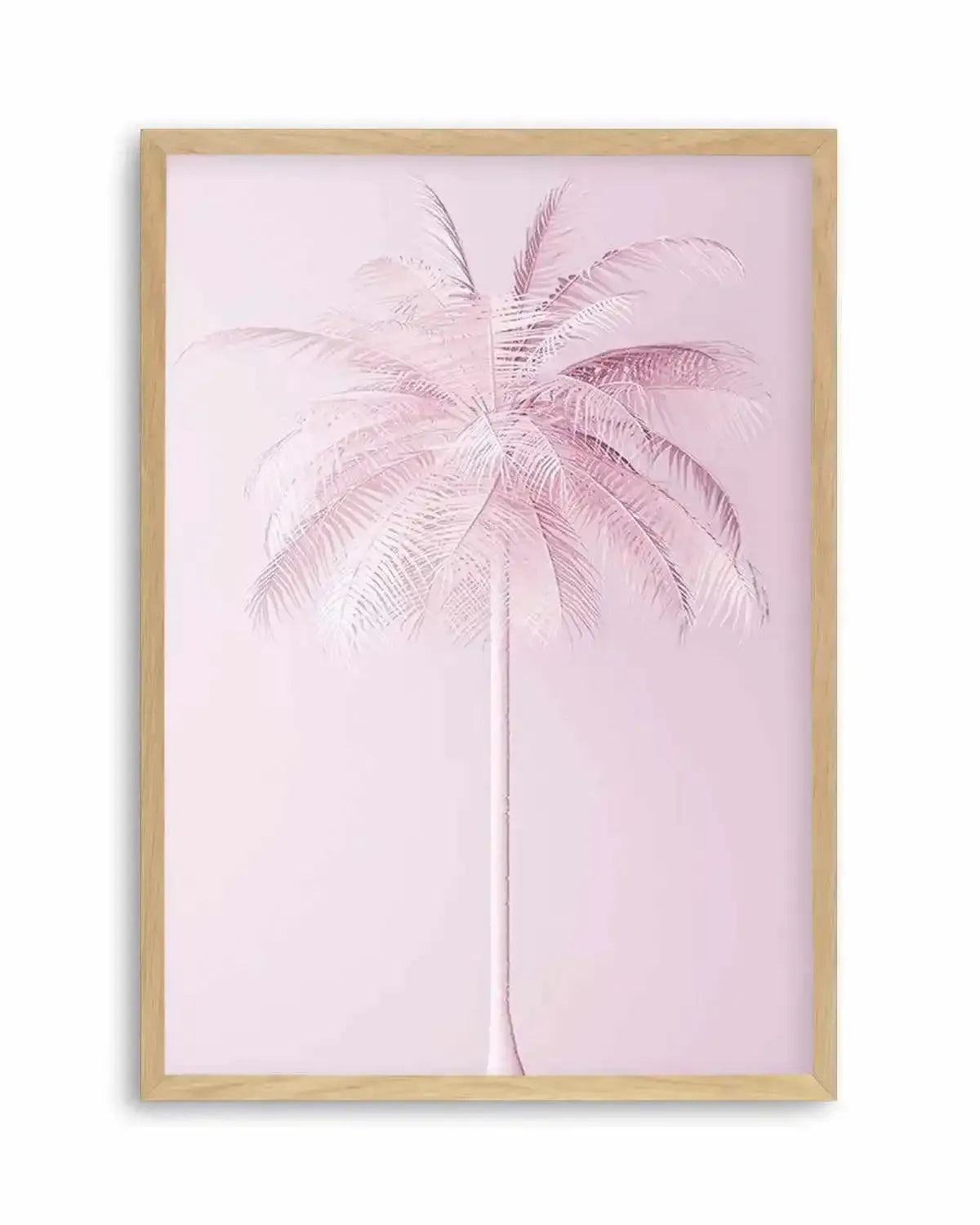 Pink Palm Art Print from Olive et Oriel where you can shop wallpaper and artworks online