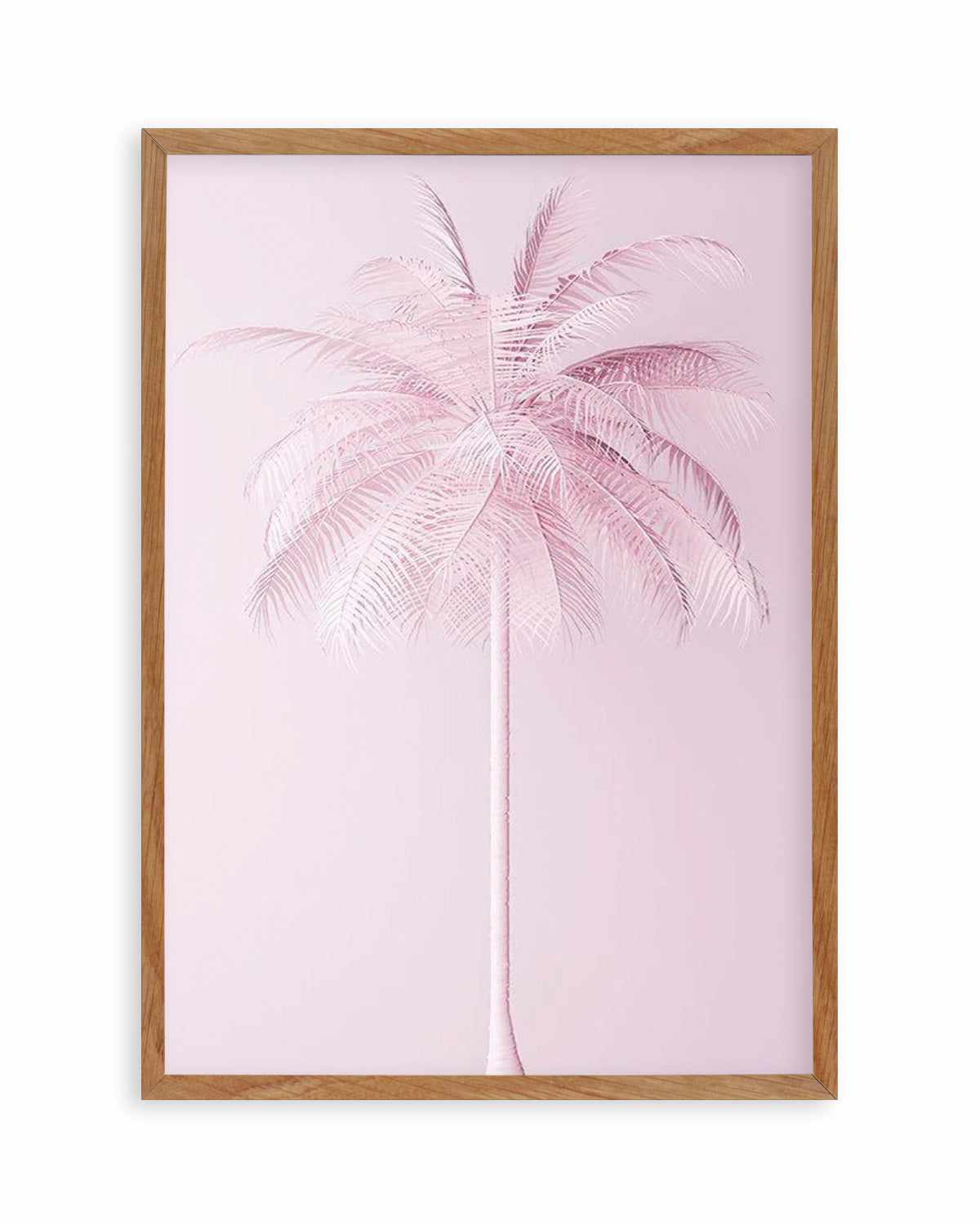 Pink Palm Art Print