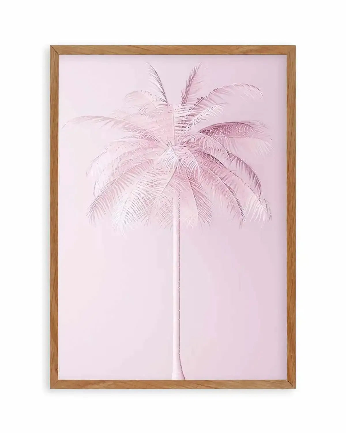 Pink Palm Art Print from Olive et Oriel where you can shop wallpaper and artworks online