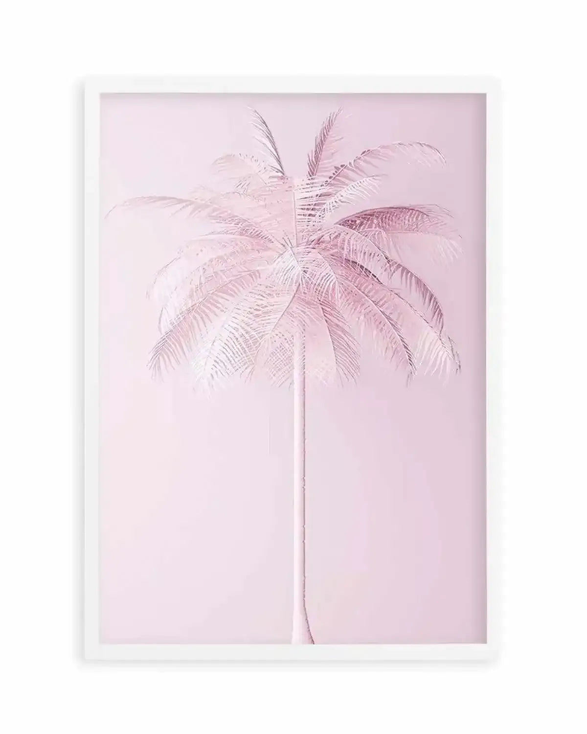 Pink Palm Art Print from Olive et Oriel where you can shop wallpaper and artworks online