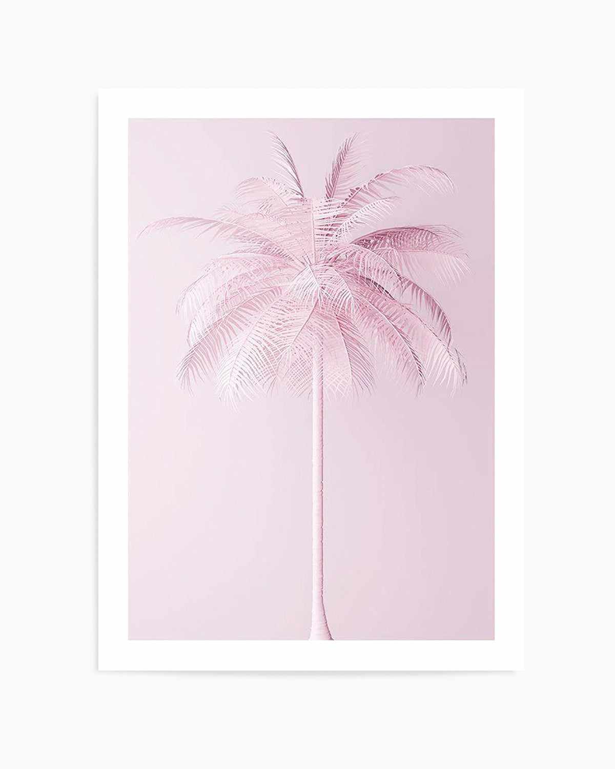 Pink Palm Art Print