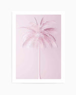 Pink Palm Art Print