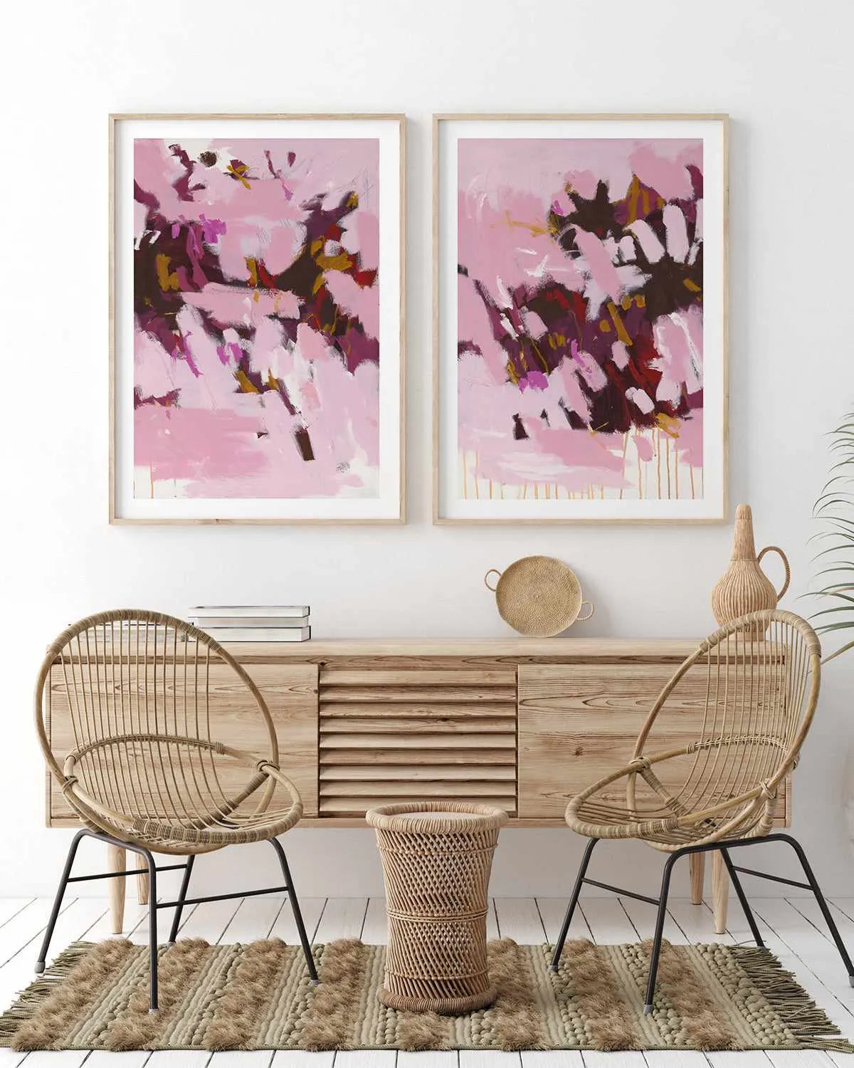 Pink Paniculata I PT by Alicia Benetatos Art Print from Olive et Oriel where you can shop wallpaper and artworks online