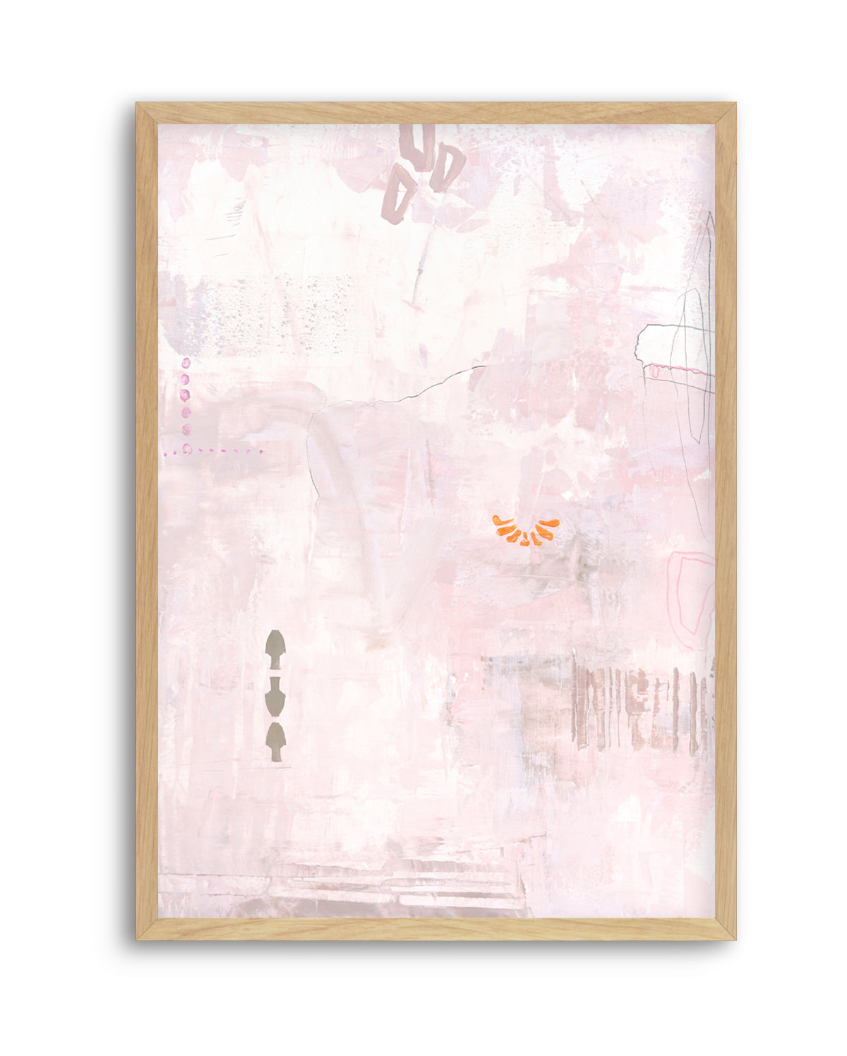 Pink Petite by Design Fabrikken | Art Print