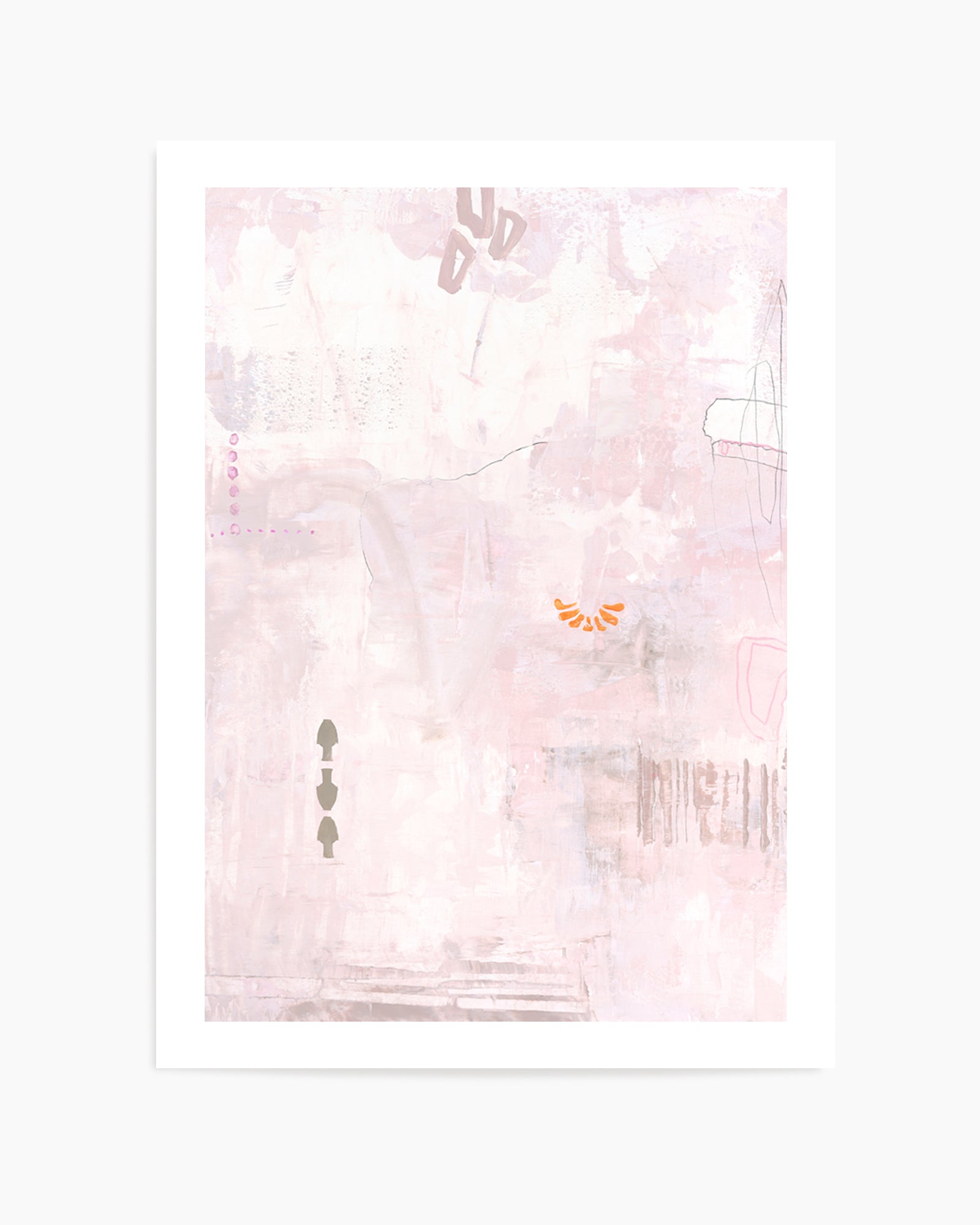 Pink Petite by Design Fabrikken | Art Print