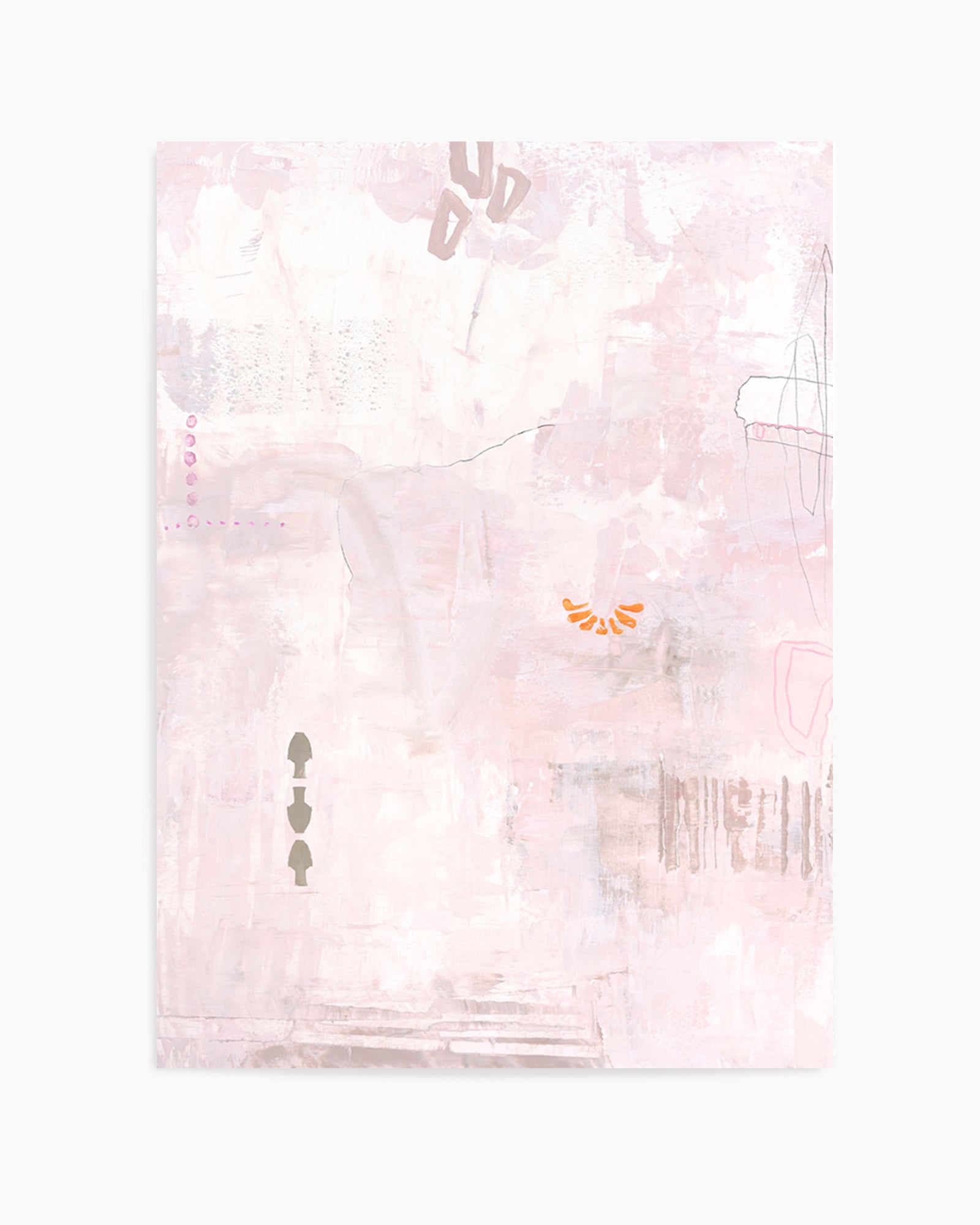Pink Petite by Design Fabrikken | Art Print