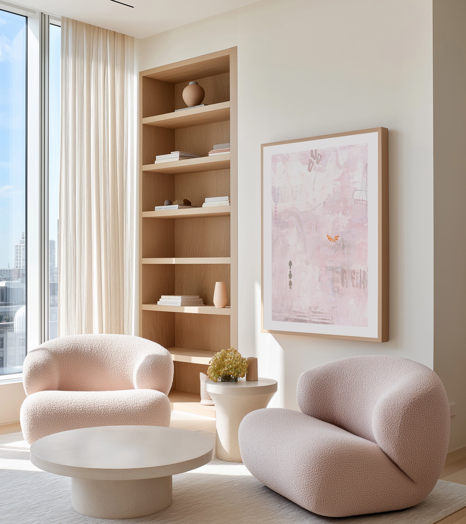 Pink Petite by Design Fabrikken | Art Print