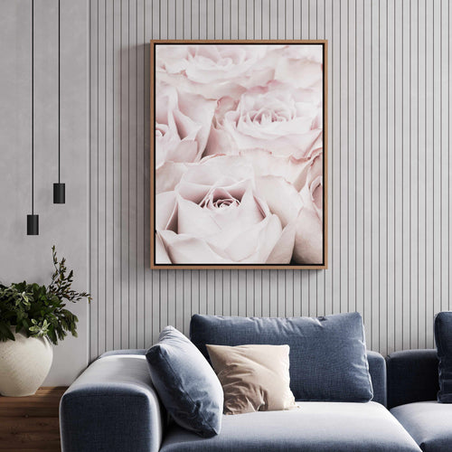 Pink Roses No 04 By Studio III | Framed Canvas Art Print