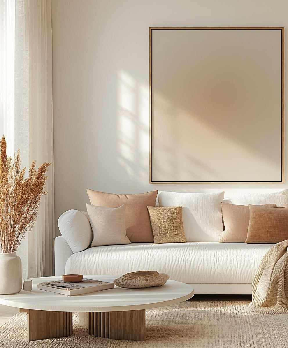 Pink Salt - The Faded Collection | Framed Canvas Art Print from Olive et Oriel where you can shop wallpaper and artworks online