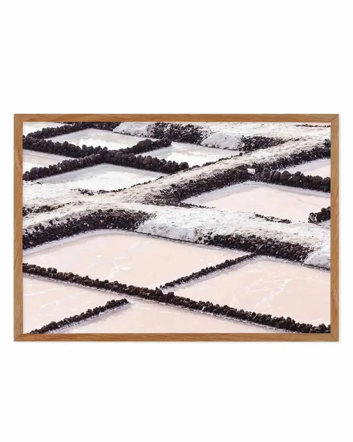 Pink Salt Lakes Art Print from Olive et Oriel where you can shop wallpaper and artworks online