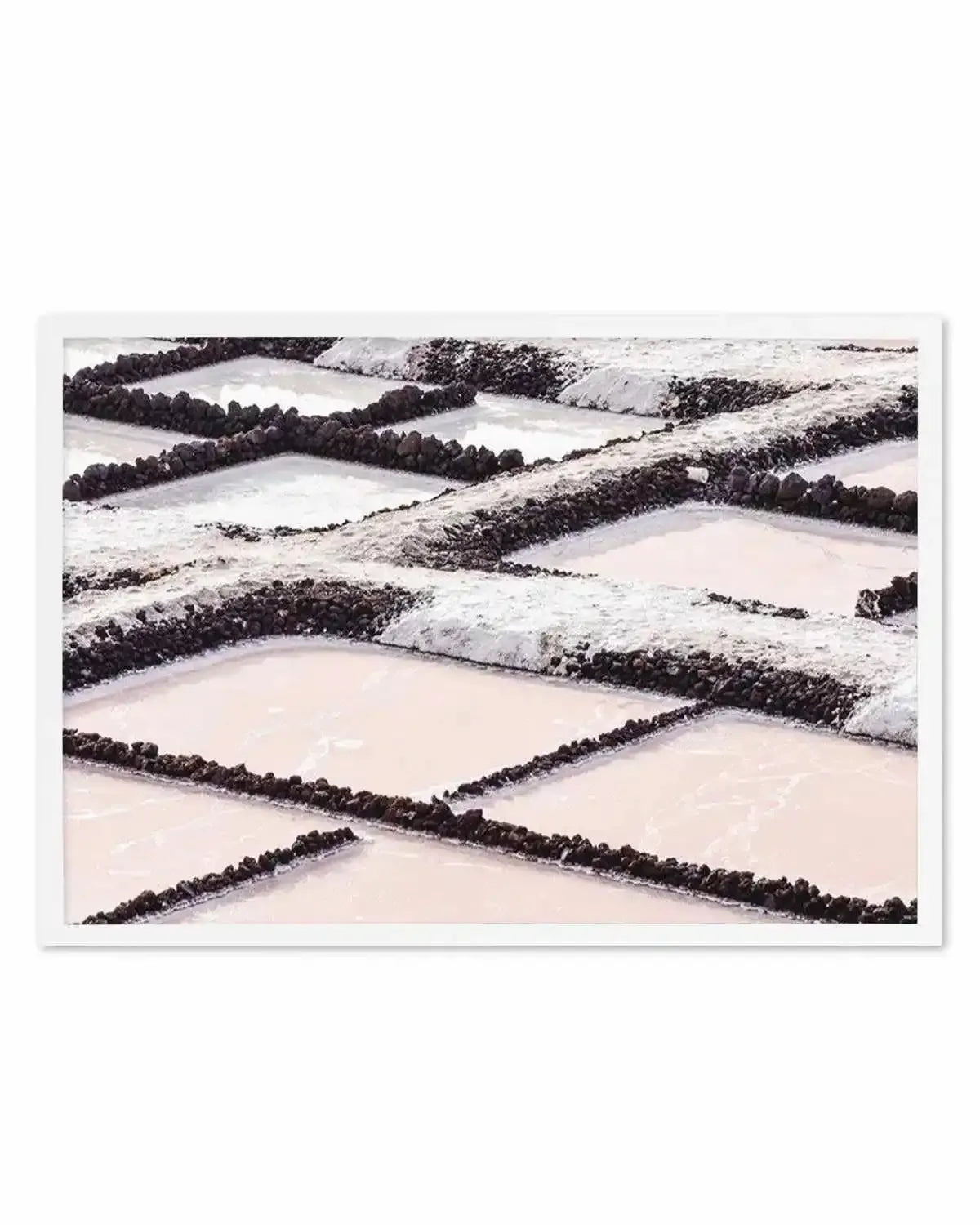 Pink Salt Lakes Art Print from Olive et Oriel where you can shop wallpaper and artworks online
