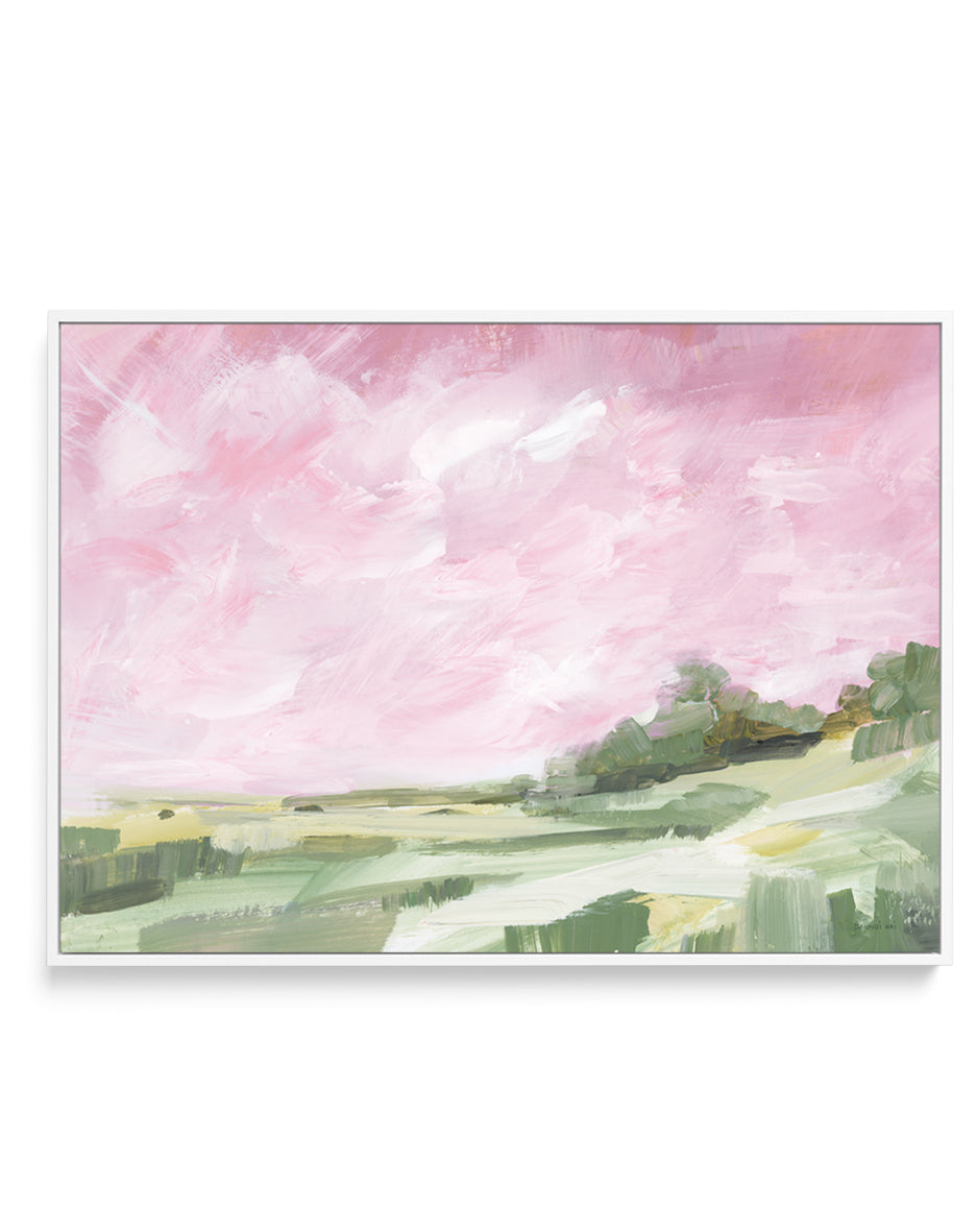 Pink Sky | Framed Canvas Art Print
