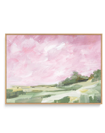 Pink Sky | Framed Canvas Wall Art