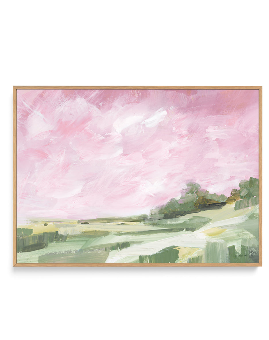 Pink Sky | Framed Canvas Art Print