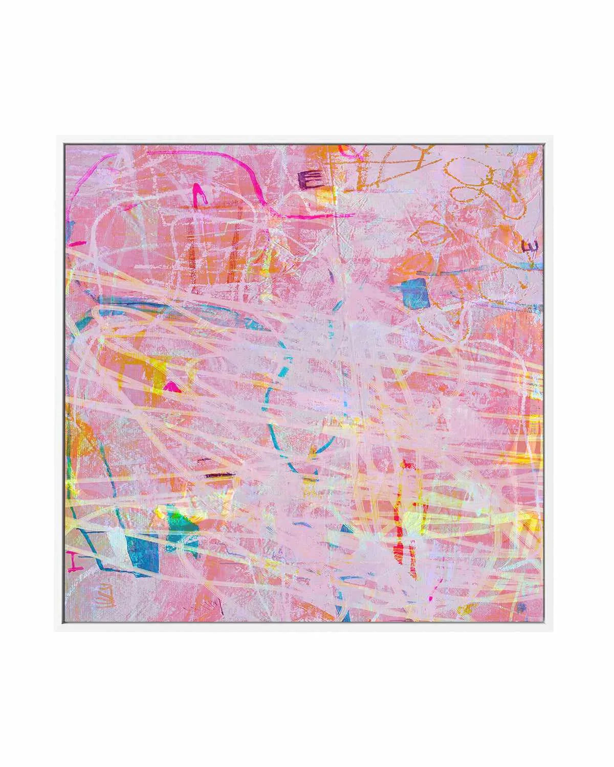 Pink Splash by Antonia Tzenova | Framed Canvas Art Print from Olive et Oriel where you can shop wallpaper and artworks online