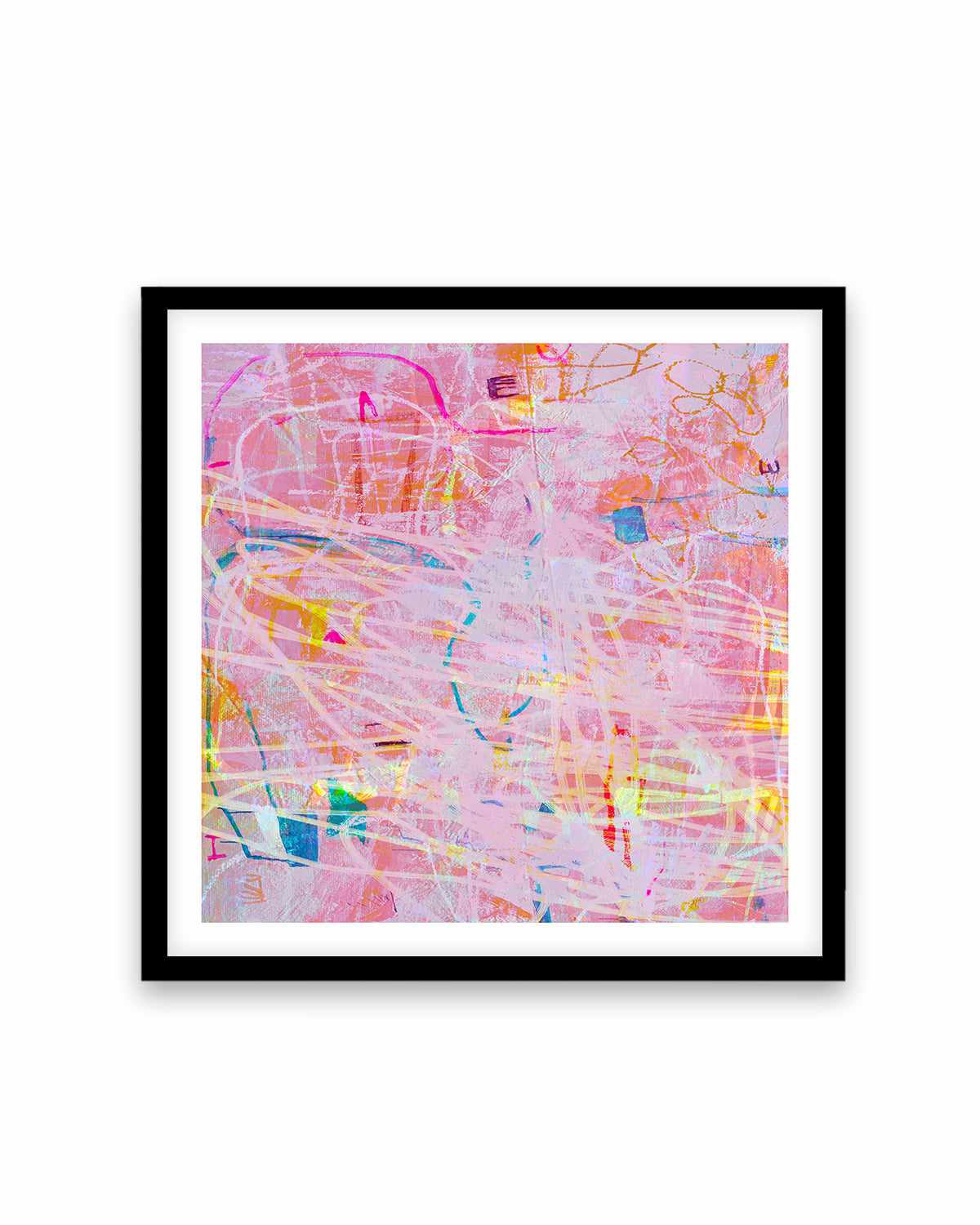 Pink Splash by Antonia Tzenova Art Print