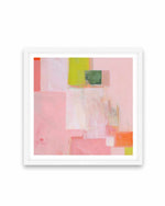 Pink Squares by Melissa Donoho Art Print