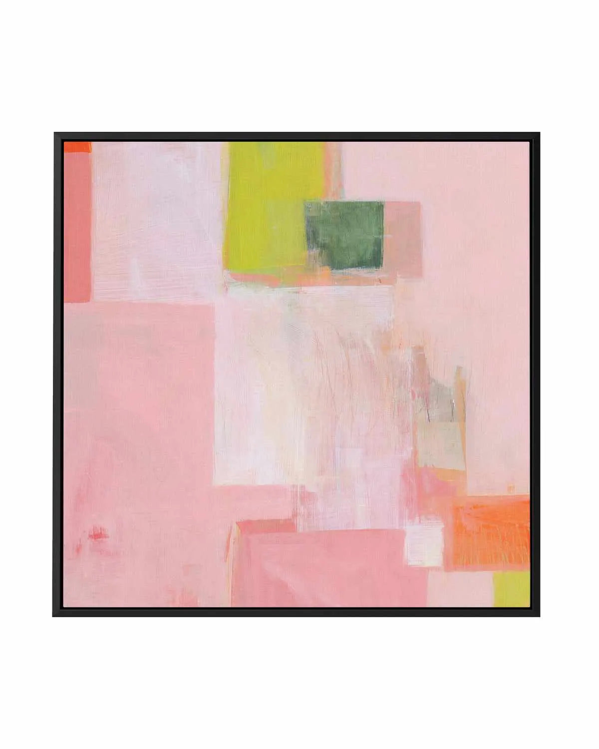 Pink Squares by Melissa Donoho | Framed Canvas Art Print from Olive et Oriel where you can shop wallpaper and artworks online