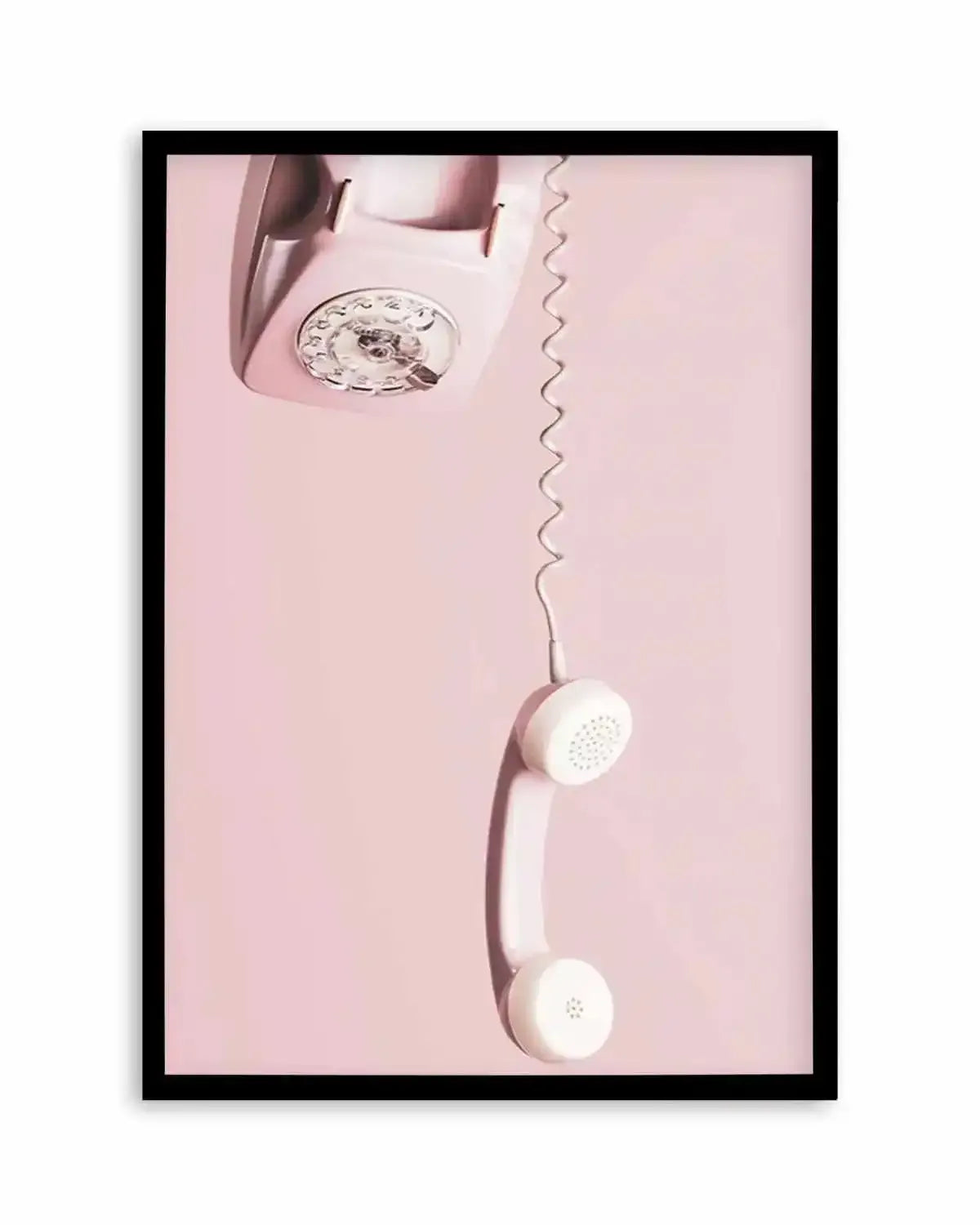 Pink Telephone Art Print from Olive et Oriel where you can shop wallpaper and artworks online