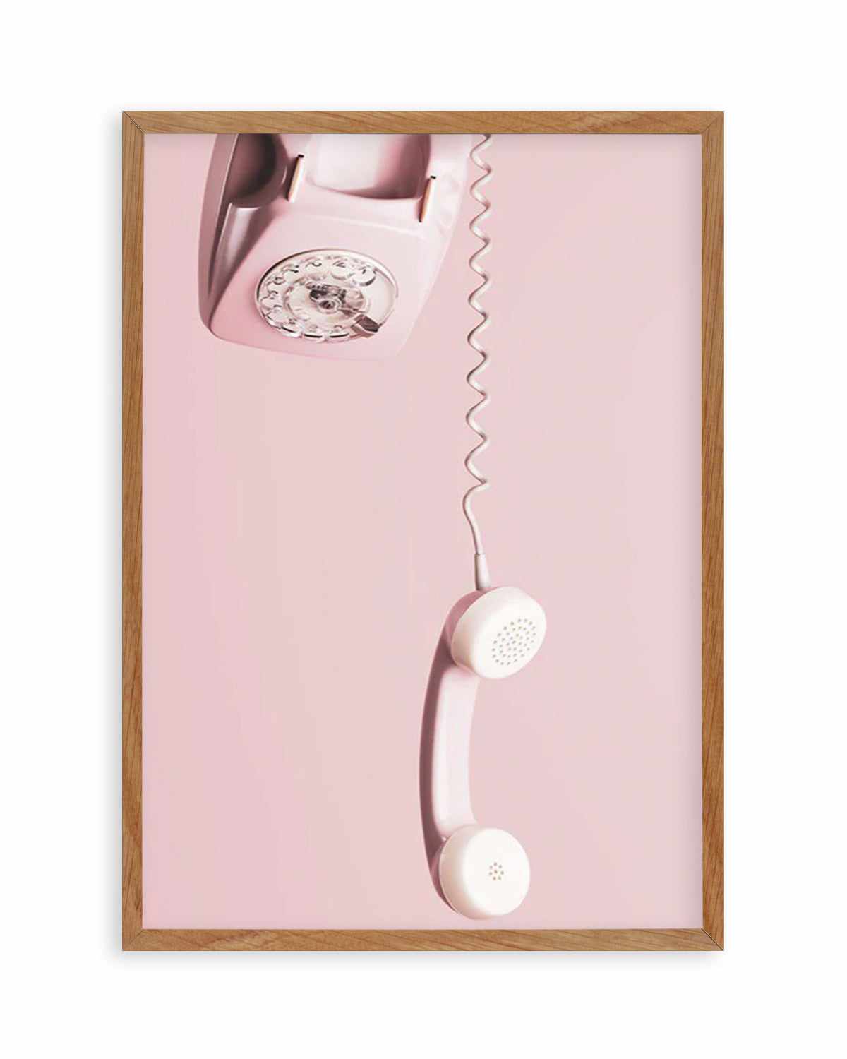 Pink Telephone Art Print