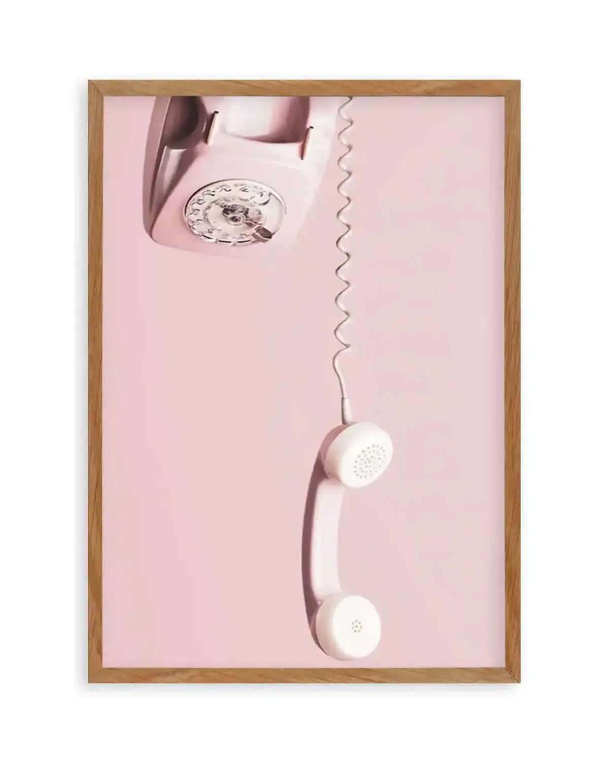 Pink Telephone Art Print from Olive et Oriel where you can shop wallpaper and artworks online