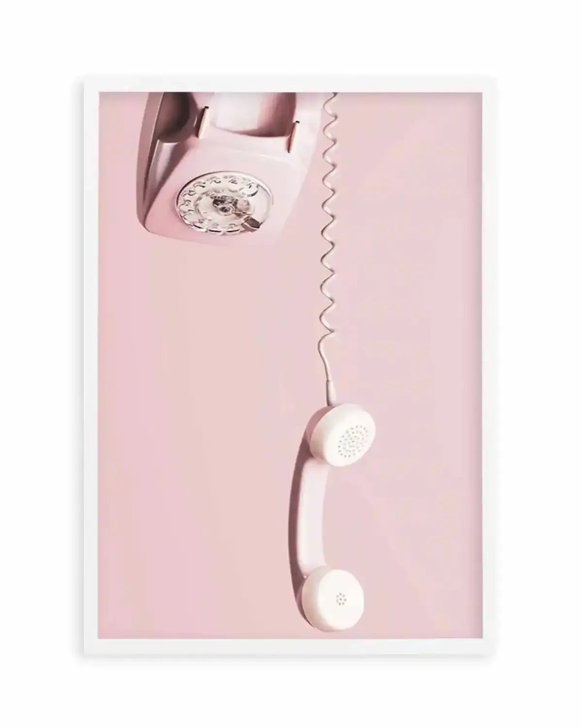 Pink Telephone Art Print from Olive et Oriel where you can shop wallpaper and artworks online