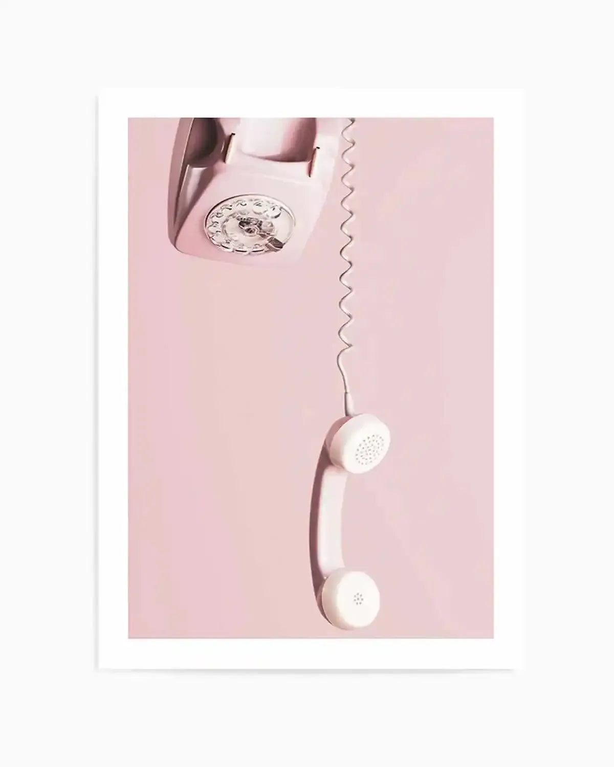 Pink Telephone Art Print from Olive et Oriel where you can shop wallpaper and artworks online
