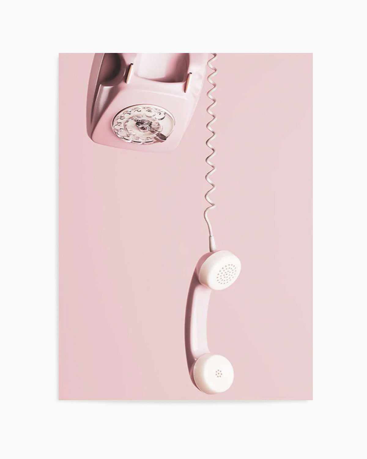 Pink Telephone Art Print