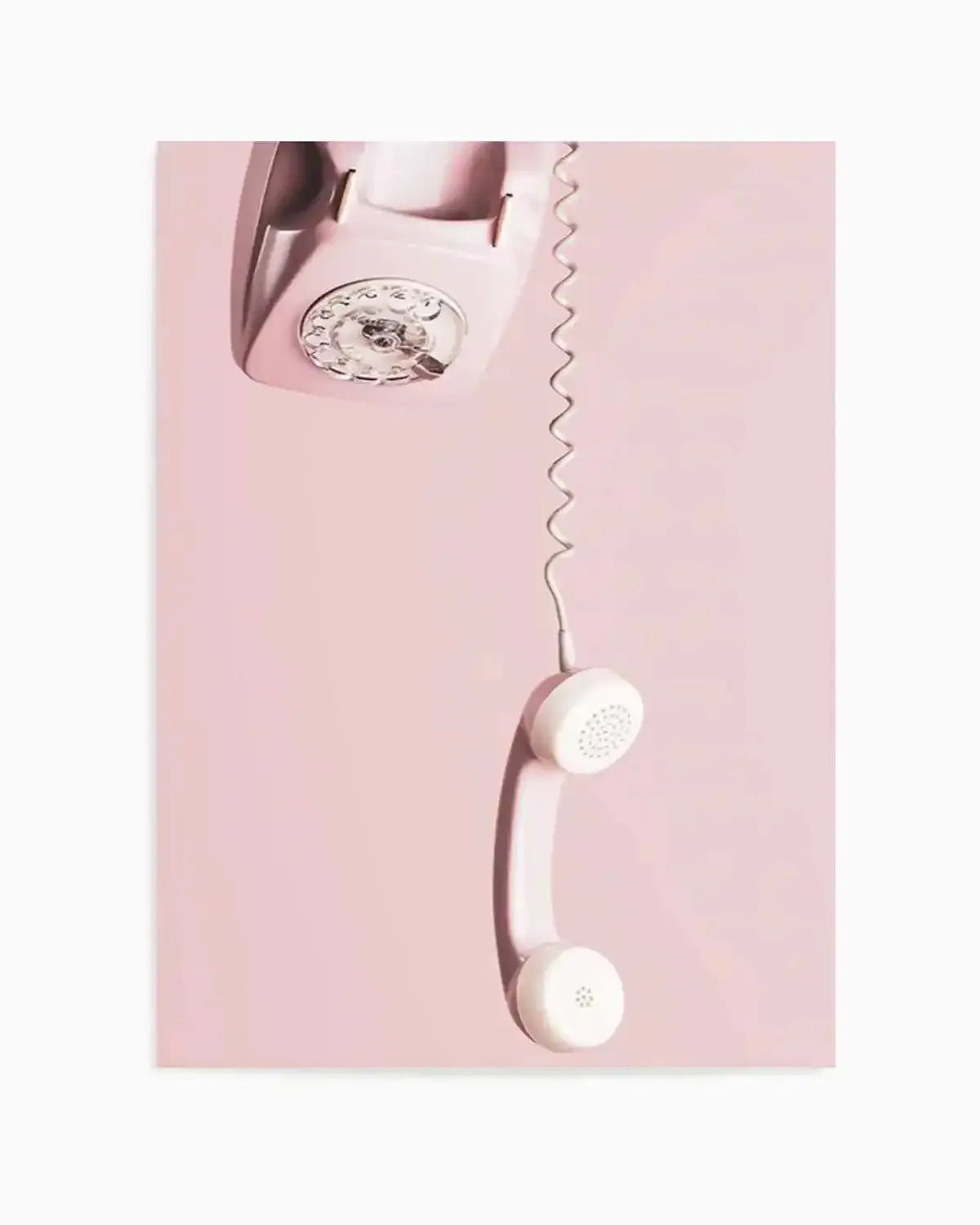 Pink Telephone Art Print from Olive et Oriel where you can shop wallpaper and artworks online
