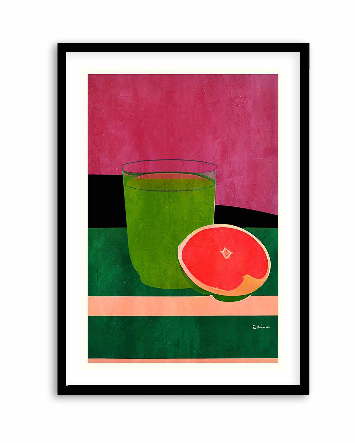 Pink, Little Grapefruit by Bo Anderson | Art Print