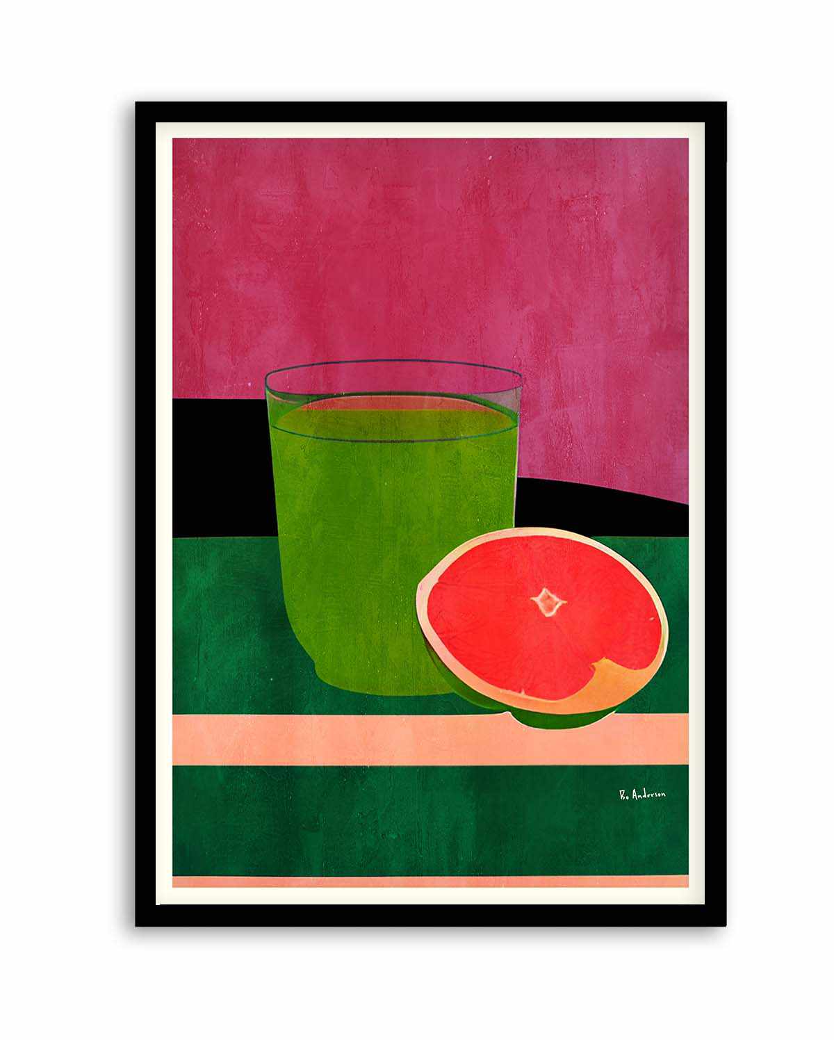 Pink, Little Grapefruit by Bo Anderson | Art Print