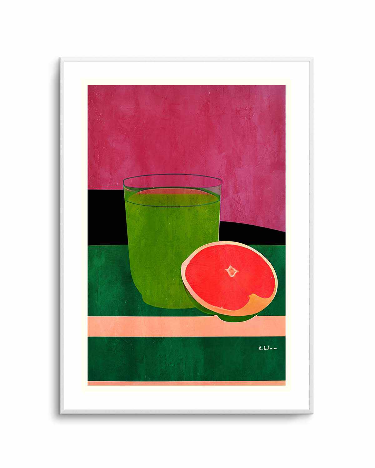 Pink, Little Grapefruit by Bo Anderson | Art Print