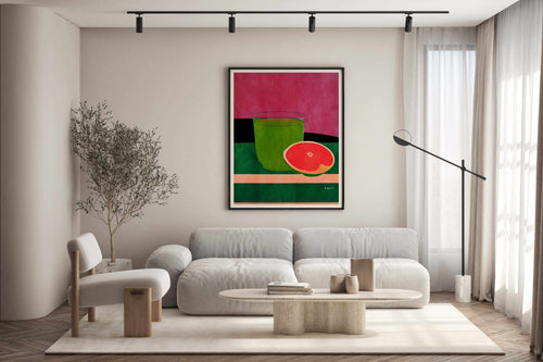 Pink, Little Grapefruit by Bo Anderson | Art Print