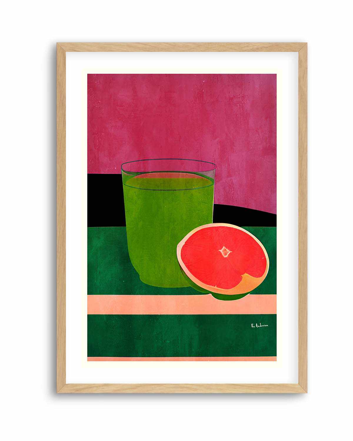 Pink, Little Grapefruit by Bo Anderson | Art Print