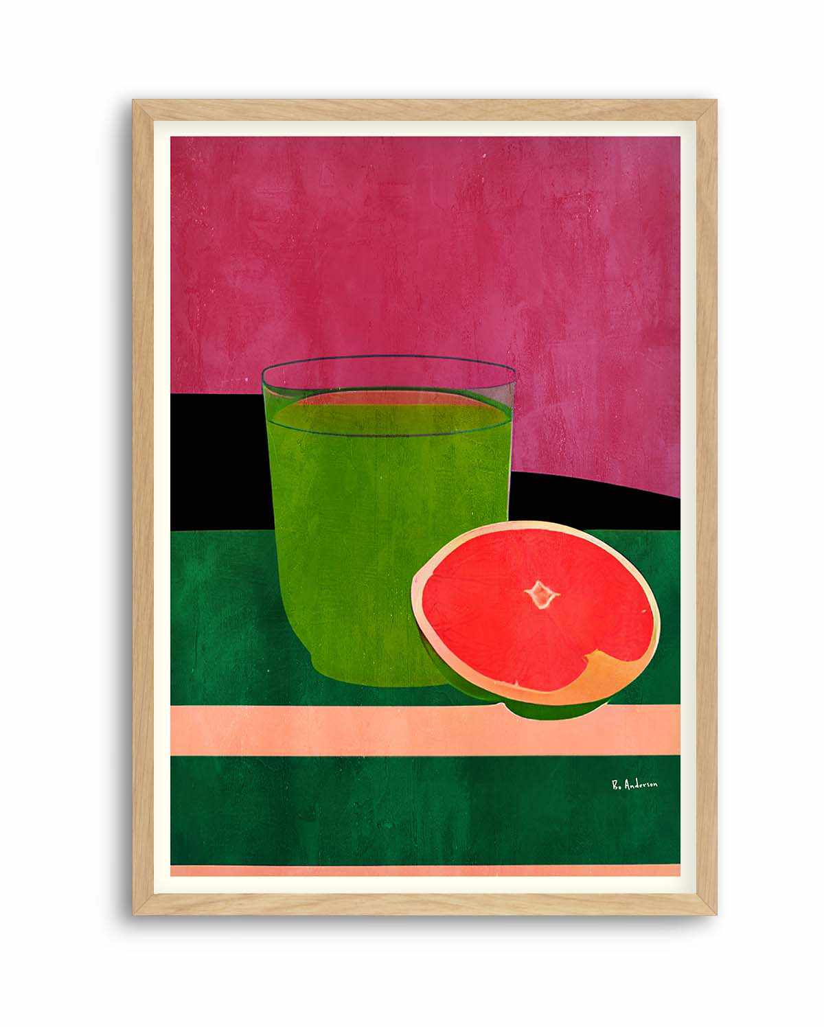 Pink, Little Grapefruit by Bo Anderson | Art Print