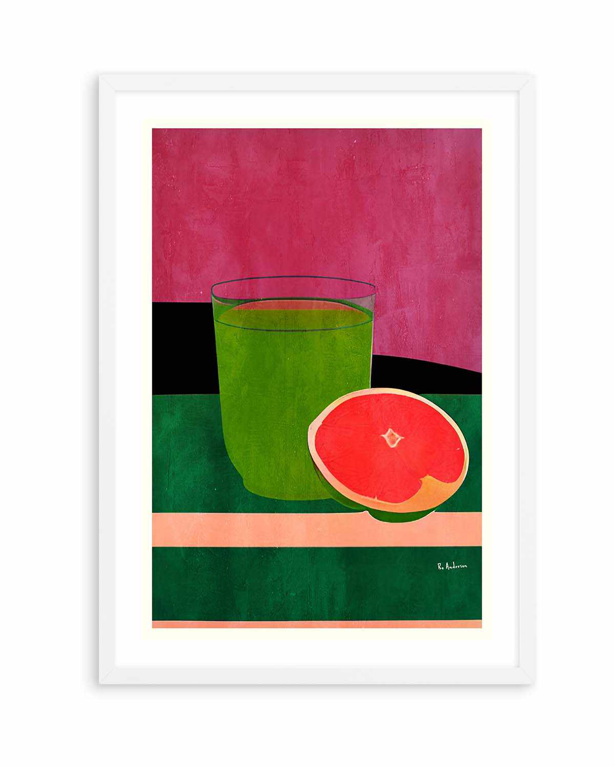 Pink, Little Grapefruit by Bo Anderson | Art Print